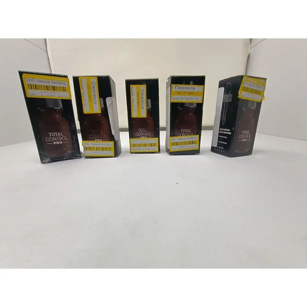 NYX Total Control Pro Drop Foundation - Deep Ebony 5pk